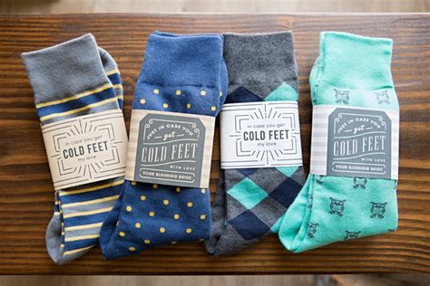 Make This Awesome "In Case You Get Cold Feet" Sock Gift For Your Groom!