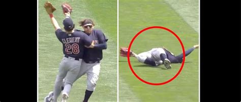 Cleveland Indians Player Josh Naylor Leaves On A Stretcher After A ...