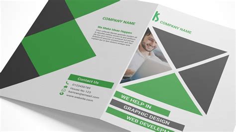 Bi Fold Brochure Indesign Template Free