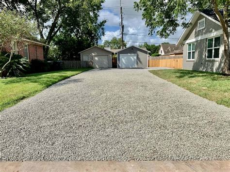 Limestone Gravel Driveway Installation - Houston, TX