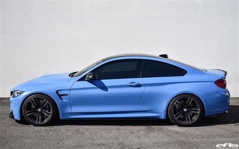 Yas Marina Blue BMW M4 Gets Subtle Upgrades by At European Auto Source