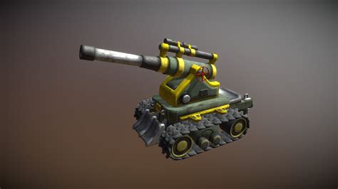 Artillery military weapon - Download Free 3D model by Javier Martín ...