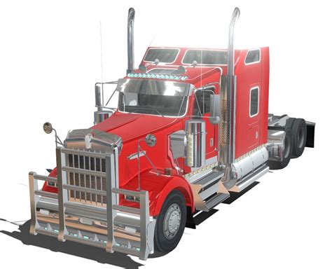 kenworth high detailed 3D | CGTrader