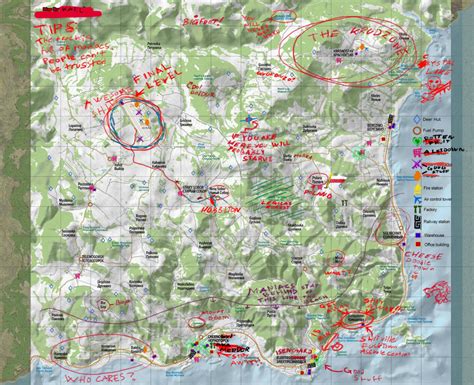 DayZ Chernarus Map Printable