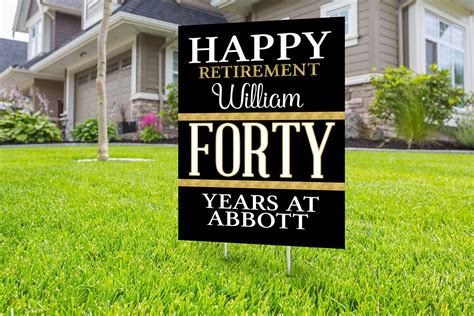 Retirement yard sign design, Digital file only, yard sign, retirement party gift, quarantine ...