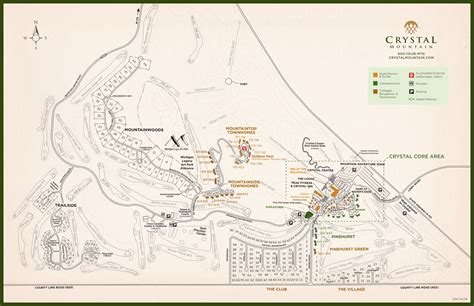 Resort Maps | Crystal Mountain Michigan