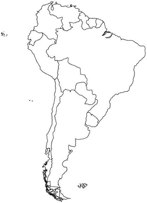 South America Outline Map - Worldatlas.com