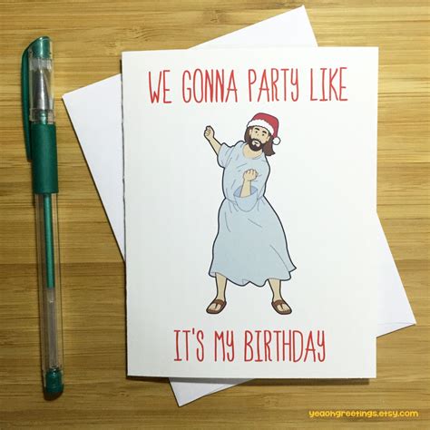 Funny Jesus Christmas Card 50 Cent Funny Christmas Card - Etsy | Funny xmas cards, Funny ...