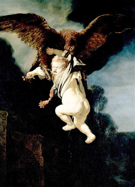 he Abduction of Ganymede Painting by Rembrandt Harmenszoon van Rijn - Fine Art America