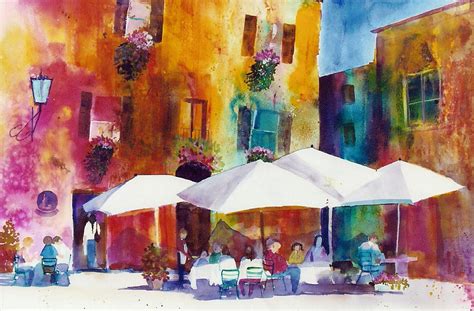 Tuscany Watercolor at PaintingValley.com | Explore collection of Tuscany Watercolor