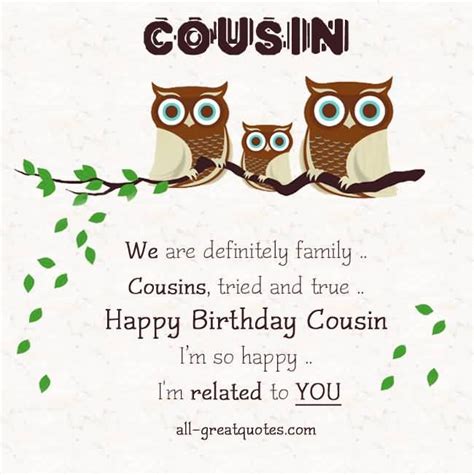 Top 21 Funny Cousin Birthday Wishes - Home, Family, Style and Art Ideas