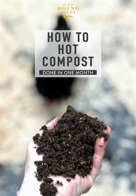 Hot composting. The fastest way to produce compost.