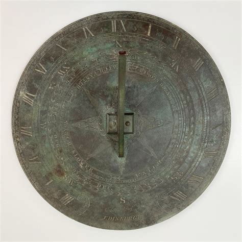 Very Large Early Nineteenth Century Sun Dial by Adie & Son Edinburgh ...