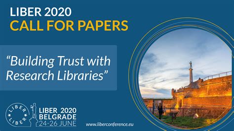 LIBER 2020: Call for Papers – 53rd LIBER Annual Conference