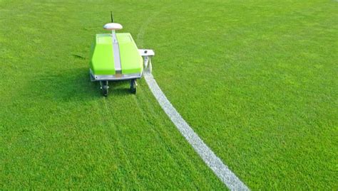 Turf Tank Is a Robot That Automatically Marks The Lines On Sports Fields