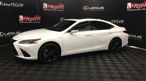 New 2022 LEXUS ES 350 F SPORT 2 Sedan FWD Ultra White | Lexus of Edmonton - YouTube