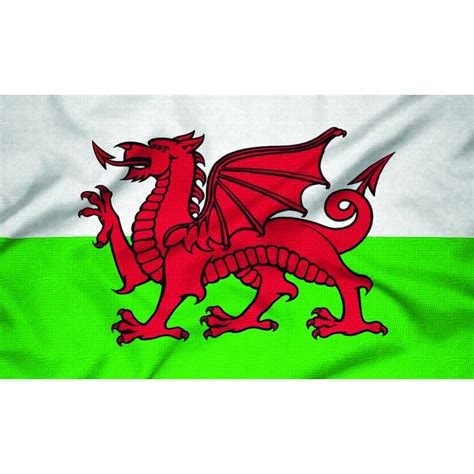 Courtesy Flag - Welsh Dragon from Nauticalia - the marine traditionalists