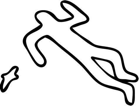 Crime Scene Silhouette Body · Free vector graphic on Pixabay