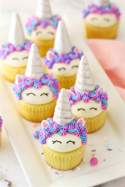 Unicorn Cupcakes | Tastes Like Happy – Food & Recipe Blog