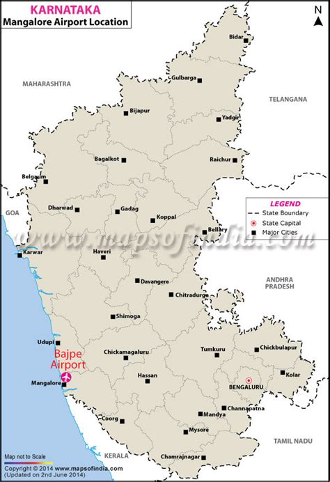 Mangalore In India Map