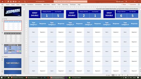 Bible Jeopardy Powerpoint Template