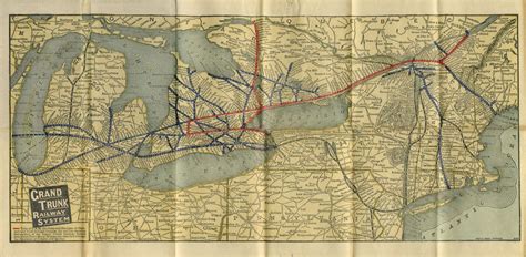 Map of Grand Trunk Railway system and connections – All Items – Digital ...