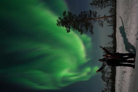 Northern Lights Hunting Photography In Rovaniemi Finland