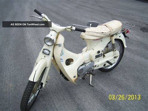 Vintage 1966 Honda 50 Motorcycle All Runs Scooter Moped