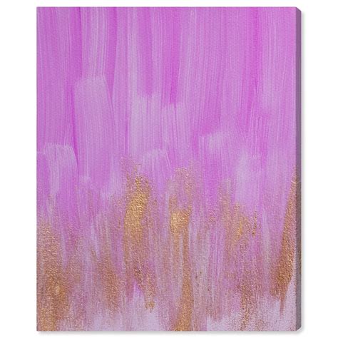 Wynwood Studio Canvas Abstract Purple Reign Purple and Light Magenta Modern & Contemporary Wall ...