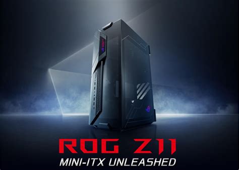 ASUS's ROG Z11 PC Case is A Sleek and Stylish Mini-ITX/DTX Case