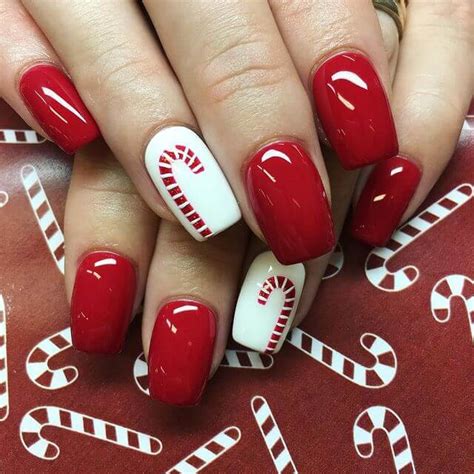 candy-cane-nail-art-designs-for-the-christmas-season-8 - K4 Fashion