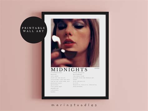 Midnights by Taylor Swift Poster Midnights Album Art - Etsy