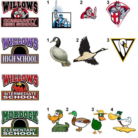 Willows Unified School District - School Mascots & Logos - Review