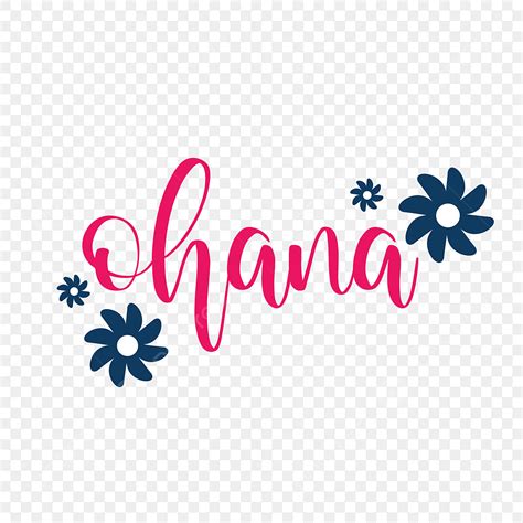 Ohana Clipart PNG Images, Ohana Copywriting Lettering Free Download, Ohana, Copywriting, Free ...