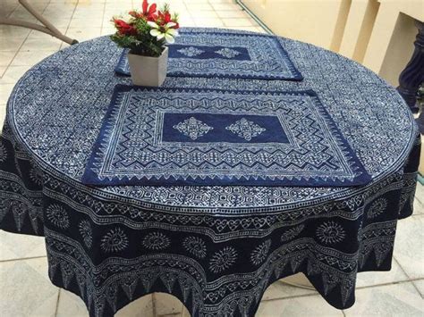 Tablecloth 56 Round Hmong Indigo Batik Cotton | Etsy | Indigo batik, Block printing fabric ...