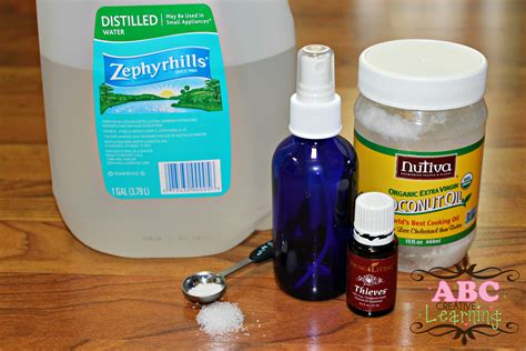 DIY Natural Hand Sanitizer Spray with Essential Oils