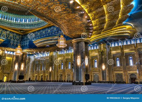 Kuwait Grand Mosque Interior, Kuwait-city, Kuwait Stock Image - Image ...