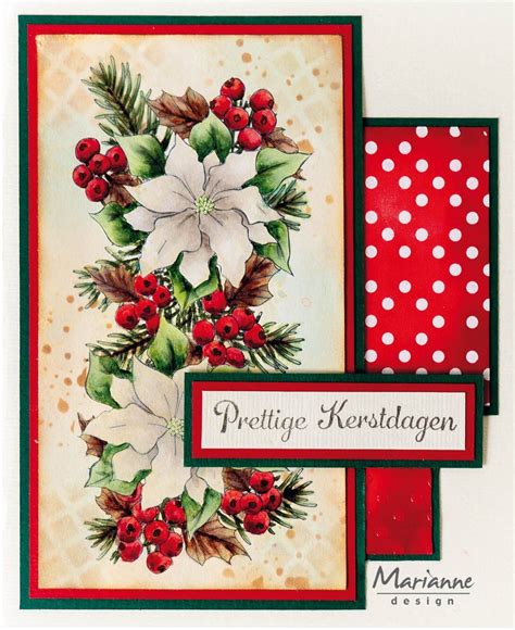 Marianne Design Art Stamps - Poinsettia | Themed cards, Electronic gift cards, Poinsettia