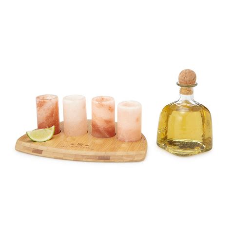 HIMALAYAN SALT TEQUILA GLASSES- SET OF 4 | Tequila, Unique barware ...