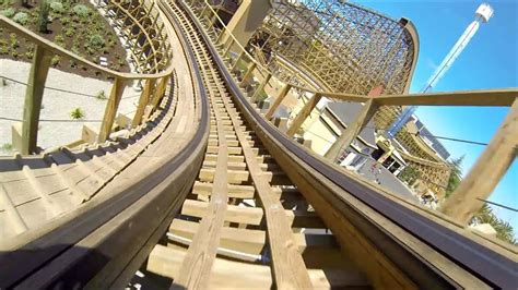 Gold Striker Roller Coaster POV California Great America - YouTube