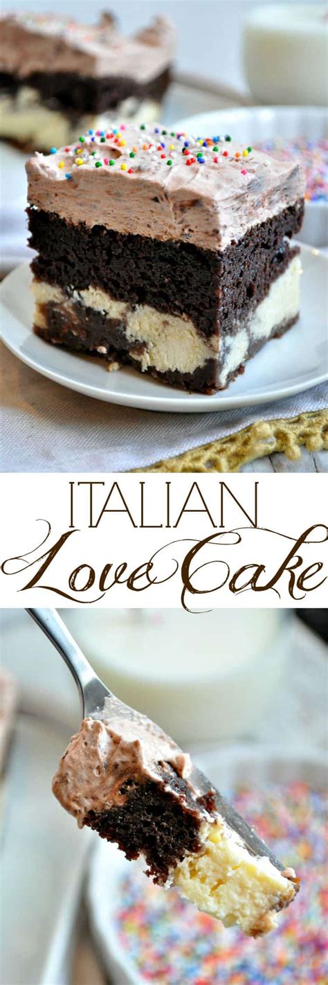 Easy Chocolate Italian Love Cake - The Seasoned Mom