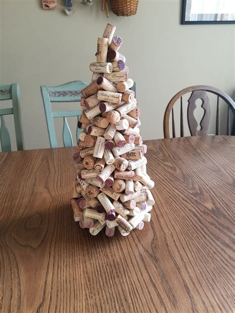 Wine Cork Christmas Tree | Wine cork christmas tree, Cork crafts, Wine cork