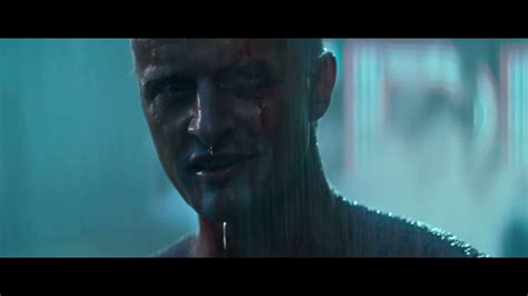 Blade Runner 1982. Final Scene Monologue of Roy Batty. Tears in Rain 4K ...