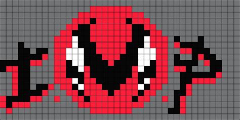 IMP Logo (helluva Boss) Perler Bead Pattern | Bead Sprites | Characters Fuse Bead Patterns