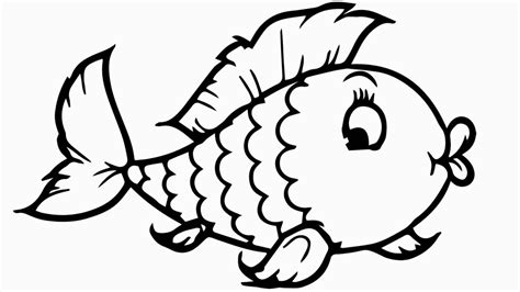 Rainbow Fish Drawing - Coloring Pages For Children - How to Draw Fish - YouTube