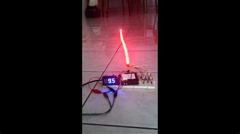 Arduino PWM controlled RGB LED Strip with TIP-122, digital voltmeter and 12V power adapter - YouTube