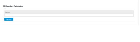 Milliradian Calculator - Calculator Academy