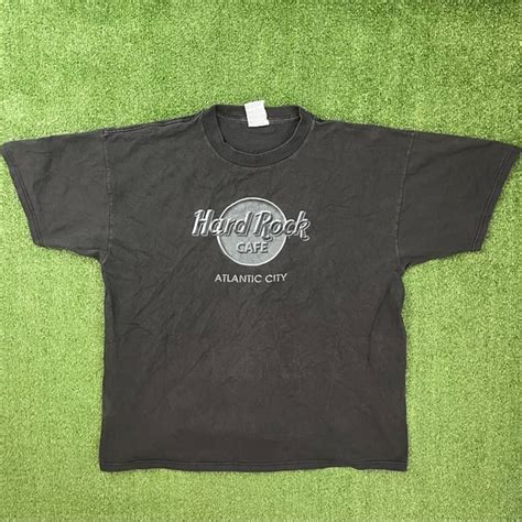 Hard Rock Cafe | Shirts | 200s Black Hard Rock Atlantic City Tshirt ...