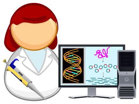 OnlineLabels Clip Art - Molecular Biologist