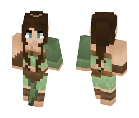 Download Wood Elf Girl Minecraft Skin for Free. SuperMinecraftSkins